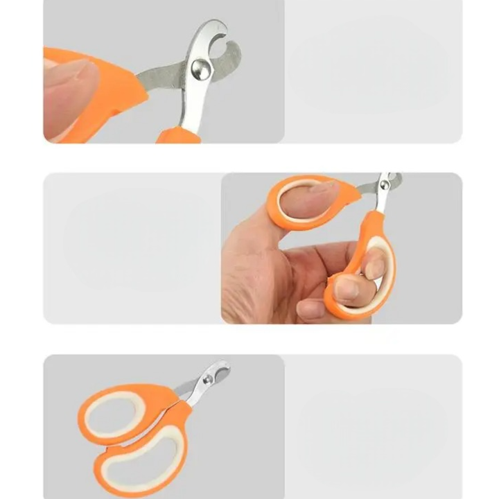 Coupe Ongle pour Chat - PetCatNailScissor™ - Orange Blanc