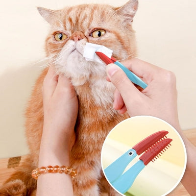 Brosse Pour Chat - CatEyeCleaningBrush™ - Bleu