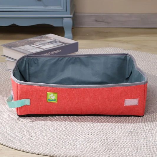 Bac à Litière Chat - NomadLiti™ - Rouge