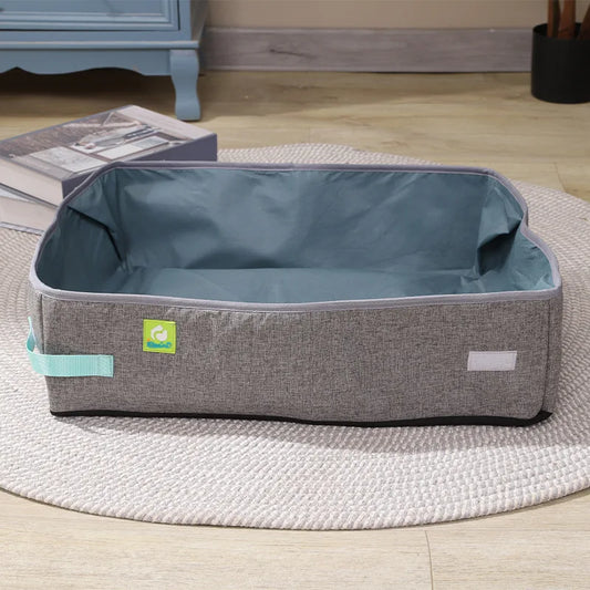 Bac à Litière Chat - NomadLiti™ - Gris